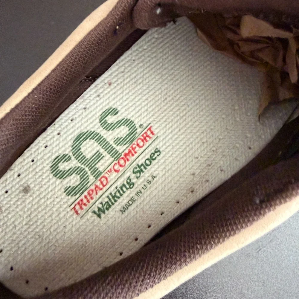 SAS Tripad Comfort‎ Walking Shoes Women's US 7.5N Beige Lace-Up Casual Active